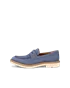 Męskie skórzane buty z ozdobnym szwem ECCO® Metropole London - Niebieski - O