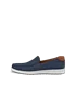 ECCO® S Lite Moc Herren Mokassins aus Nubukleder - Blau - O