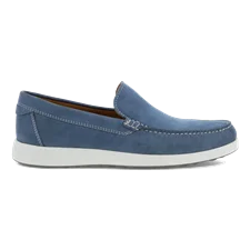 Pánské nubukové mokasíny ECCO® S Lite Moc - Modrá - Outside