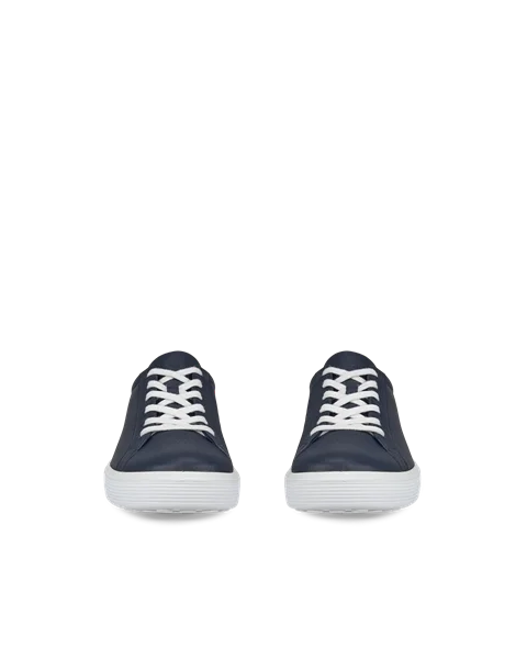 ECCO® Soft 60 herre sneakers skinn - Blå - Front_Pair