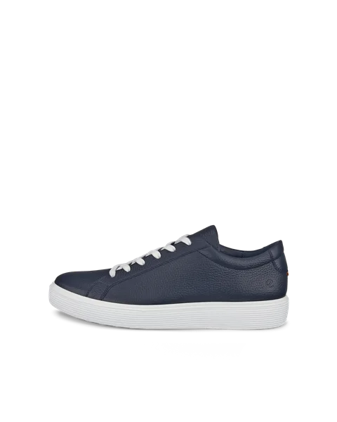 ECCO® Soft 60 herre sneakers skinn - Blå - O