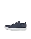 ECCO® Soft 60 herre sneakers skinn - Blå - O