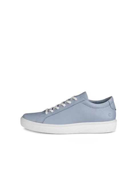 Męskie skórzane sneakersy ECCO® Soft 60 - Niebieski - O