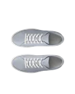 Men's ECCO® Soft 60 Leather Trainer - Blue - Top_Left_Pair