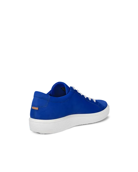 ECCO® Soft 60 sneakers i nubuck til herrer - Blå - B
