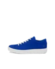 ECCO® Soft 60 sneakers i nubuck til herrer - Blå - O