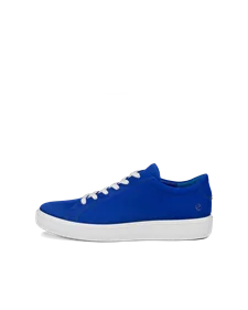 ECCO® Soft 60 Herren Sneaker aus Nubukleder - Blau - O