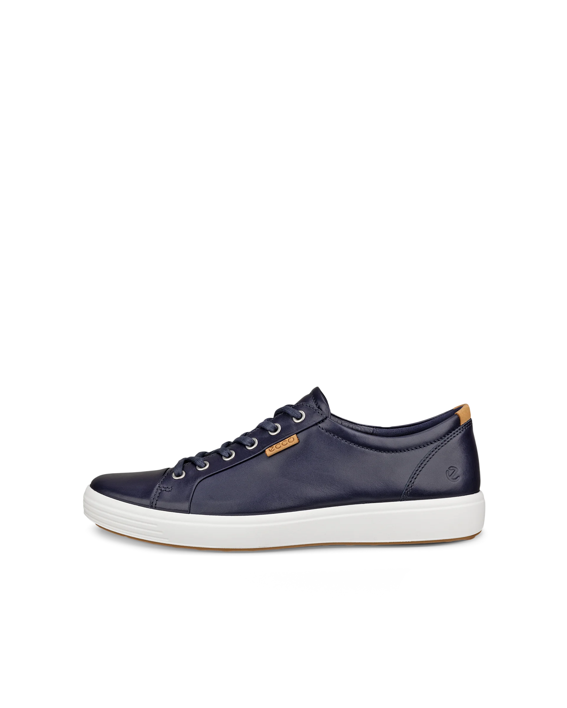 ECCO Soft 7 M - Men’s Leather Trainer - Blue - Size: 13 (EU 48)