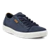ECCO® Soft 7 sneakers i nubuck til herrer - Blå - Main