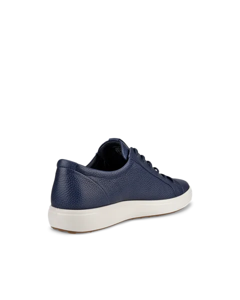 ECCO® Soft 7 sneakers i læder til herrer - Blå - B