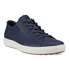 ECCO® Soft 7 Herren Ledersneaker - Blau - Main