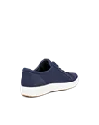 Męskie nubukowe sneakersy ECCO® Soft 7 - Niebieski - B