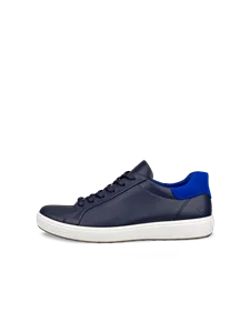 ECCO® Soft 7 Herren Ledersneaker - Blau - O