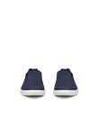 ECCO® Soft 7 Herren Sneaker aus Nubukleder - Blau - Front_Pair