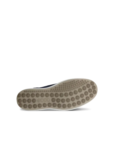 ECCO® Soft 7 Herren Sneaker aus Nubukleder - Blau - S