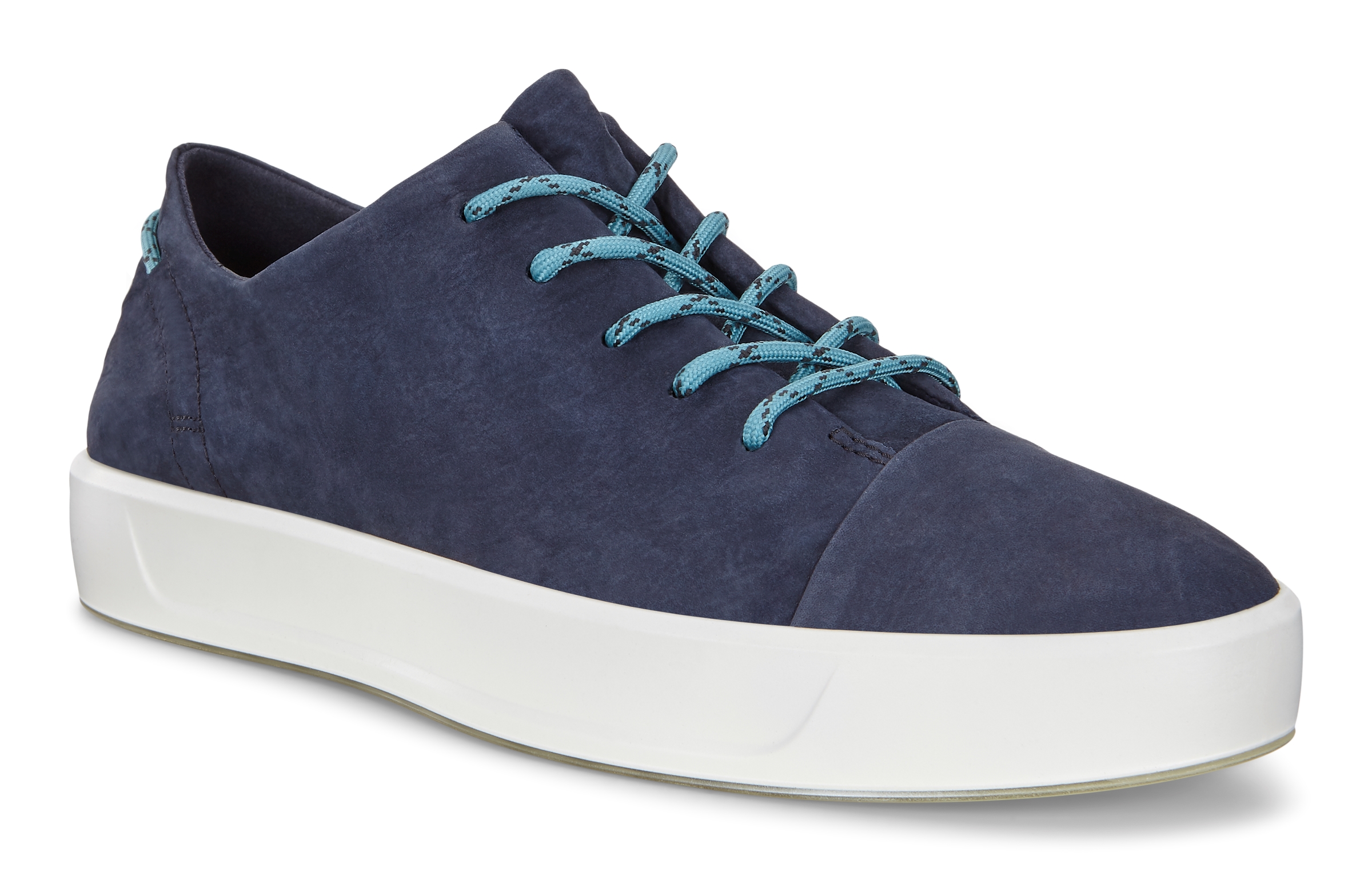 ecco blue suede shoes