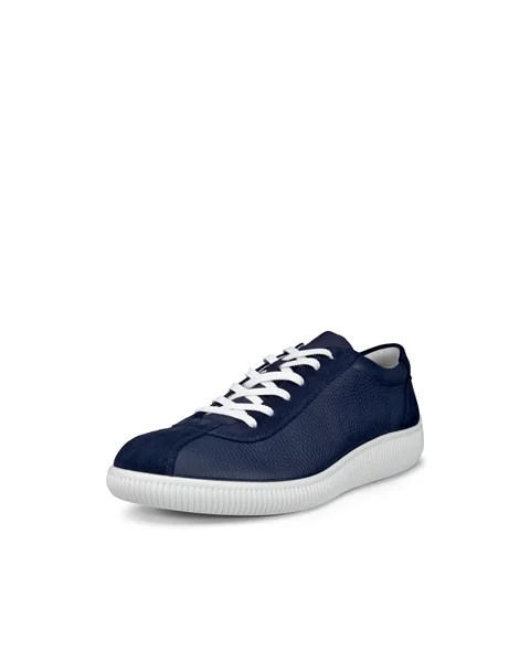 Miesten ECCO® Soft Zero nahka tennari - Sininen - M
