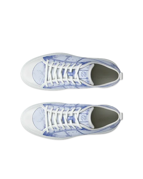 ECCO® Street Ace herre sneakers skinn - Blå - Top_Left_Pair