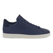 ECCO® Street Lite férfi bőr sneaker - Kék - Outside