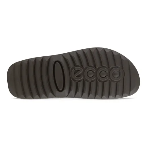 ECCO® Cozmo sandaler i nubuck med to remme til herrer - Grøn - Sole
