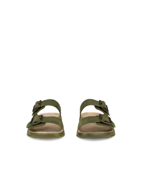 ECCO® Cozmo herre sandal to stropper nubuk - Grønn - Front_Pair