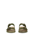 ECCO® Cozmo herre sandal to stropper nubuk - Grønn - Front_Pair