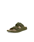 ECCO® Cozmo herre sandal to stropper nubuk - Grønn - M