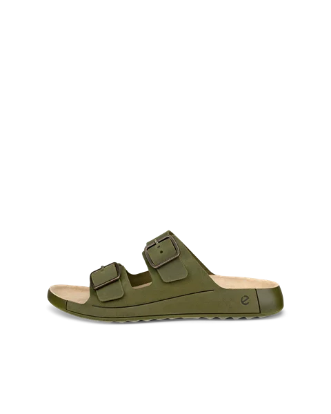 ECCO® Cozmo herre sandal to stropper nubuk - Grønn - O