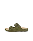 ECCO® Cozmo herre sandal to stropper nubuk - Grønn - O