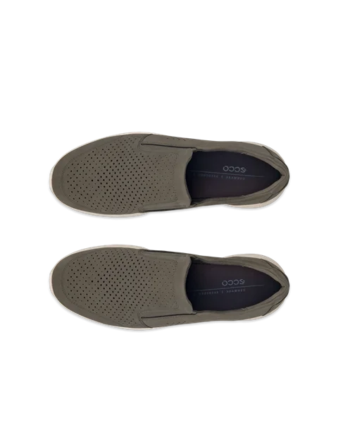 ECCO® Irving įsispiriami nubuko batai  vyrams - Žalias - Top_Left_Pair