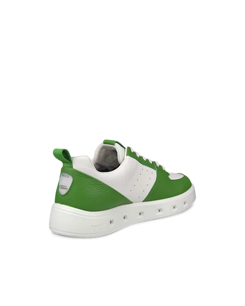 Men's ECCO® Street 720 Leather Gore-Tex Trainer - Green - B