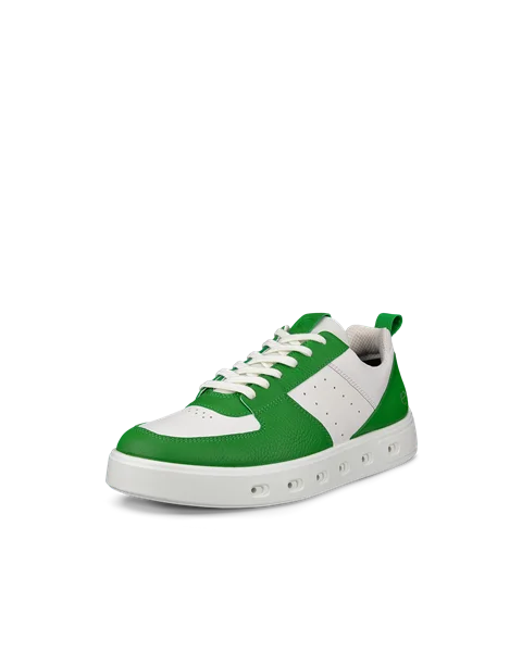 Men's ECCO® Street 720 Leather Gore-Tex Trainer - Green - M