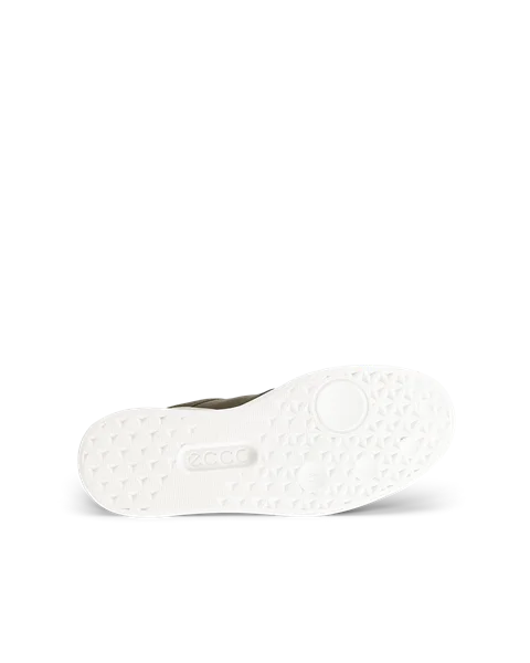 Men's ECCO® Street 720 Nubuck Gore-Tex Trainer - Green - S