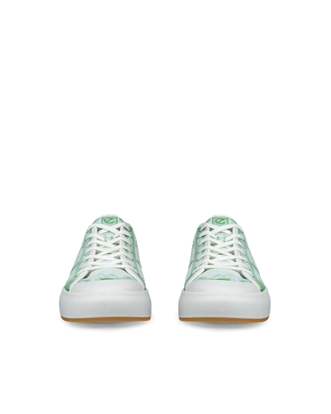 ECCO® Street Ace Heren leren sneaker - Groen - Front_Pair