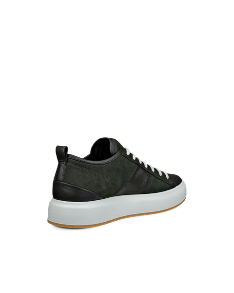 ECCO® Street Ace Nubucksneaker herr - Grön - B
