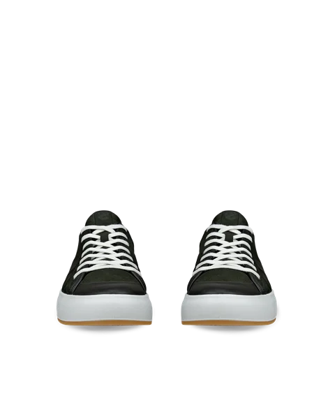 ECCO® Street Ace Nubucksneaker herr - Grön - Front_Pair