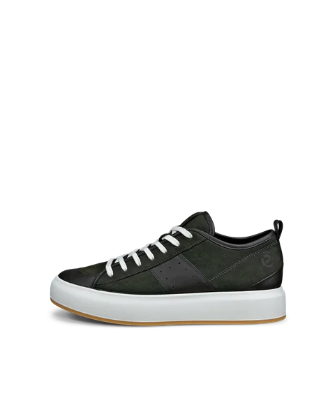ECCO® Street Ace Nubucksneaker herr - Grön - O