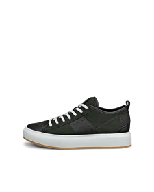 ECCO® Street Ace muške tenisice od nubuka - zelena - O