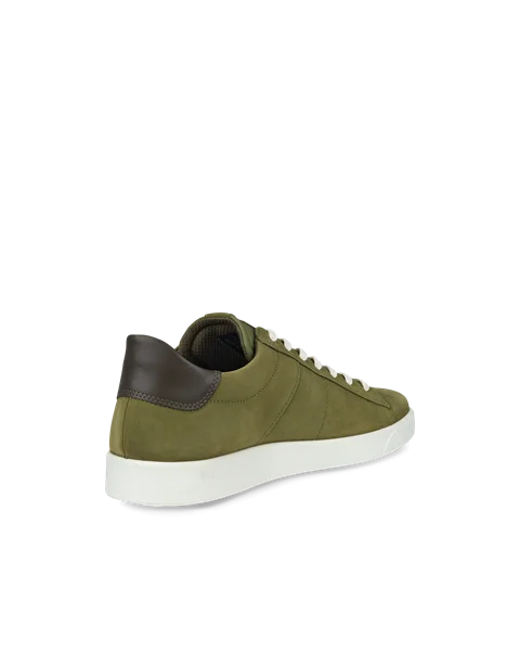 ECCO® Street Lite Heren nubuck sneaker - Groen - B