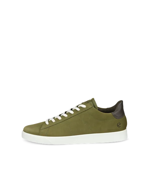 ECCO® Street Lite Heren nubuck sneaker - Groen - O