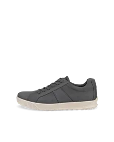 ECCO® Byway Heren nubuck sneaker - Grijs - O
