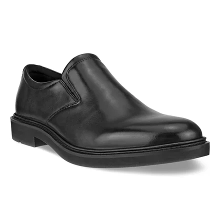 Men's ECCO® Metropole London Leather Slip-On Dress Shoe | Black