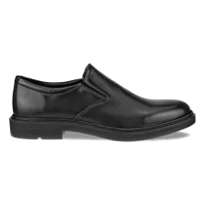ECCO® Metropole London muške kožne svečane cipele bez vezica - Crno - Outside