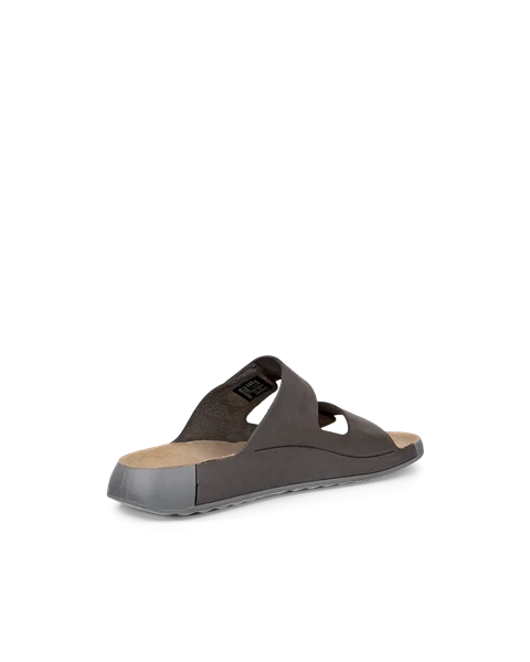 ECCO® Cozmo sandale en nubuck deux brides pour homme - Gris - B