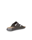 ECCO® Cozmo sandale en nubuck deux brides pour homme - Gris - B
