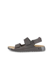 ECCO® Cozmo sandale en nubuck deux brides pour homme - Gris - O
