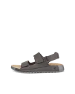 ECCO® Cozmo Herren Nubuksandale mit zwei Riemen - Grau - O