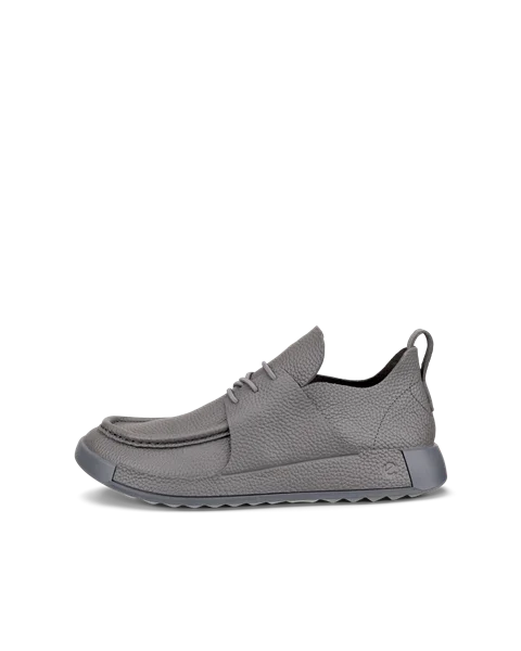 ECCO® Cozmo Shoe férfi mokaszin orrú bőrcipő - Szürke - O