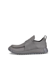 ECCO® Cozmo Shoe Heren leren moc-toe schoen - Grijs - O