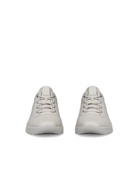 Miesten ECCO® Gruuv nahka tennari - Harmaa - Front_Pair